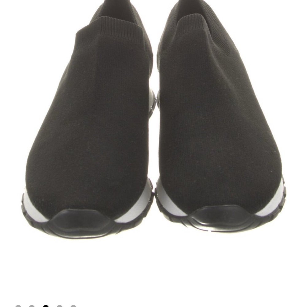 Prada Black and White Women's Sneakers - Picture 3 of 4